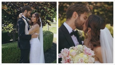 Aaliyah Kashyap and Shane Gregoire got married once again as per Christian rituals. Aaliyah Kashyap and Shane Gregoire got married once again as per Christian rituals.