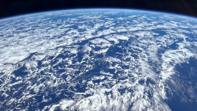 View of the earth shared by Peggy Whitson aboard the Axiom mission. (@AstroPeggy/X) View of the earth shared by Peggy Whitson aboard the Axiom mission. (@AstroPeggy/X)