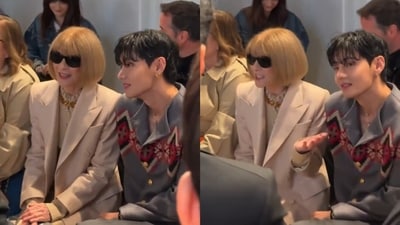Anna Wintour and Kim Tae-hyung, Anna Wintour and Kim Tae-hyung,