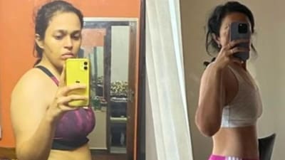 Nutritionist Namita Satheesh lost 20 kg by changing her mindset from restrictive dieting to nourishing her body. (Instagram/@namitasatheesh) Nutritionist Namita Satheesh lost 20 kg by changing her mindset from restrictive dieting to nourishing her body. (Instagram/@namitasatheesh)