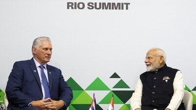 Both leaders exchanged views on enhancing cooperation in areas including Ayurveda, Unified Payment Interface (UPI), disaster management, and capacity building. (@MEAIndia/X)