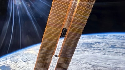 A set of pictures released by the Indian government showed Group Captain Shubhanshu Shukla, who scripted history by becoming the first Indian on the International Space Station, observing the Earth from the space station. (@AstroPeggy/X) A set of pictures released by the Indian government showed Group Captain Shubhanshu Shukla, who scripted history by becoming the first Indian on the International Space Station, observing the Earth from the space station. (@AstroPeggy/X)