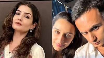Raveena Tandon isn't happy with a flight crew member who secretly recorded Shraddha Kapoor and her boyfriend Rahul Mody's video.