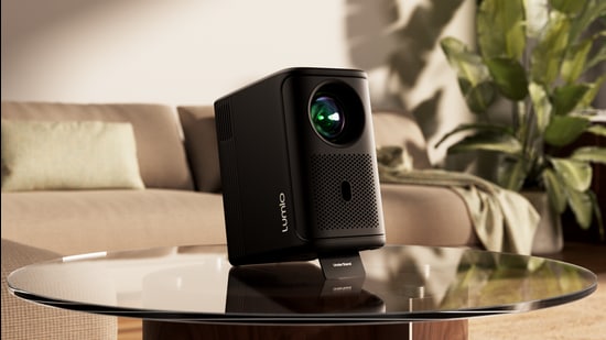 The Lumio Arc 7 home theatre projector. (Official image)