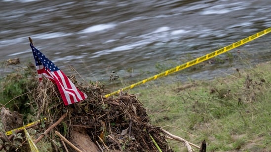(Representational image) Central North Carolina experienced flash flooding due to Tropical Depression Chantal, leading to widespread evacuations and road closures. (Photo by Brandon Bell / GETTY IMAGES NORTH AMERICA / Getty Images via AFP) (Getty Images via AFP)
