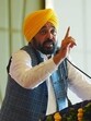 Chief minister Bhagwant Mann addressing a gathering during a rally in Ludhiana on Monday. (HT) Chief minister Bhagwant Mann addressing a gathering during a rally in Ludhiana on Monday. (HT)