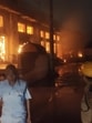 The firefighting measures controlled the fire to a major extent, but the paper rolls smouldering continued, said officials. (HT Photos) The firefighting measures controlled the fire to a major extent, but the paper rolls smouldering continued, said officials. (HT Photos)