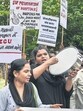The protestors marched from Mankhurd to Govandi demanding to halt privatisation. (Raju Shinde) The protestors marched from Mankhurd to Govandi demanding to halt privatisation. (Raju Shinde)