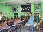 Govt survey shows student proficiency in math, English drops by Class 6 and 9. Govt survey shows student proficiency in math, English drops by Class 6 and 9.
