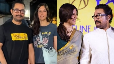 Aamir Khan and Gauri Spratt Aamir Khan and Gauri Spratt