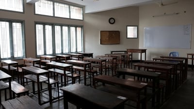 An empty classroom of a school. (REUTERS/ Representational)