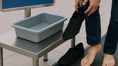 The TSA is quietly allowing travelers to keep their shoes on during security checks at select airports, a significant shift from the long-standing shoe removal policy. (Copilot) The TSA is quietly allowing travelers to keep their shoes on during security checks at select airports, a significant shift from the long-standing shoe removal policy. (Copilot)