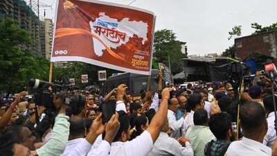 MNS took out a rally in Maharashtra's Thane even as the state government said they were never granted permission. (Satish Bate/HT Photo) MNS took out a rally in Maharashtra's Thane even as the state government said they were never granted permission. (Satish Bate/HT Photo)