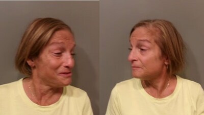 Mary Lou Retton's mugshots. (Photo: Fairmount City Police Department) (Twitter) Mary Lou Retton's mugshots. (Photo: Fairmount City Police Department) (Twitter)