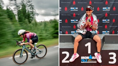 Saiyami Kher finished her second Ironman 70.3 in Sweden. Saiyami Kher finished her second Ironman 70.3 in Sweden.