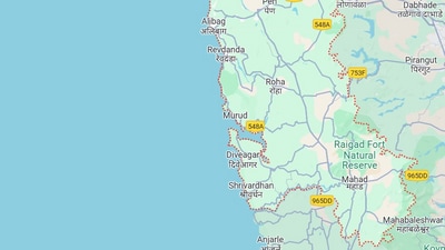 Maharashtra police tightened security along Raigad coastline after being informed by the India Coast Guard about a "suspicious object" near the coast. (Google Maps/Representative Image) Maharashtra police tightened security along Raigad coastline after being informed by the India Coast Guard about a "suspicious object" near the coast. (Google Maps/Representative Image)