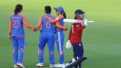 Sophia Dunkley’s brilliant 75 of 53 balls helped England eke out a narrow win in the third T20I and keep the series alive. (Reuters) Sophia Dunkley’s brilliant 75 of 53 balls helped England eke out a narrow win in the third T20I and keep the series alive. (Reuters)