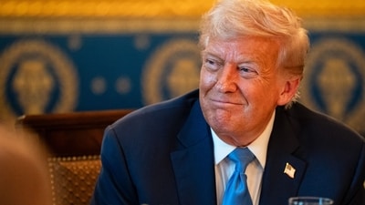 US President Donald Trump in the Blue Room of the White House in Washington, DC (Bloomberg) US President Donald Trump in the Blue Room of the White House in Washington, DC (Bloomberg)