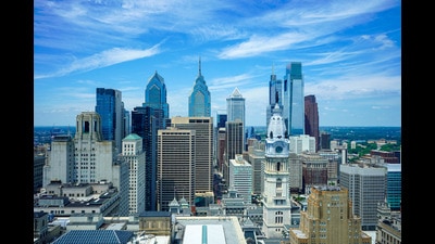 The Philadelphia skyline (Photo by J. Ryan for the PHLCVB) The Philadelphia skyline (Photo by J. Ryan for the PHLCVB)