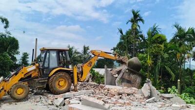 The protesters said they had been living in the area for many years and accused the state government of using unnecessary force against them. The protesters said they had been living in the area for many years and accused the state government of using unnecessary force against them.