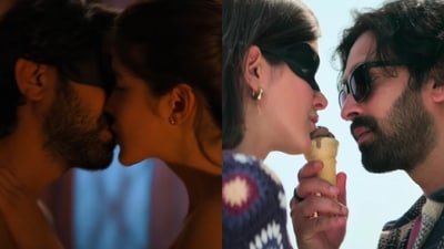 Vikrant Massey and Shanaya Kapoor in Aankhon Ki Gustaakhiyan Vikrant Massey and Shanaya Kapoor in Aankhon Ki Gustaakhiyan