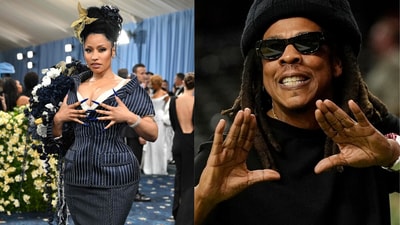Nicki Minaj revived Jay-Z feud with ‘Student of the Game’ charity post on X. (AFP and AP) Nicki Minaj revived Jay-Z feud with ‘Student of the Game’ charity post on X. (AFP and AP)