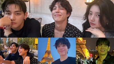 Kim Taehyung, Park Bo-gum and Suzy shared many photos from Paris. Kim Taehyung, Park Bo-gum and Suzy shared many photos from Paris.