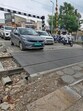 A view of damaged railway crossing near Ishmeet Chowk, Shastri Nagar in Ludhiana on Tuesday. (Gurpreet Singh/HT) A view of damaged railway crossing near Ishmeet Chowk, Shastri Nagar in Ludhiana on Tuesday. (Gurpreet Singh/HT)
