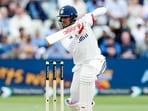 India's captain Shubman Gill plays a shot during Day 4 of the 2nd test match against England, at Edgbaston India's captain Shubman Gill plays a shot during Day 4 of the 2nd test match against England, at Edgbaston