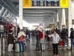 The Delhi Airport asked passengers to consider alternative route of travel to avoid any potential delays in reaching the airport. The Delhi Airport asked passengers to consider alternative route of travel to avoid any potential delays in reaching the airport.