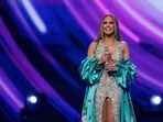 Jennifer Lopez reacts on stage during the 2025 American Music Awards, in Las Vegas, Nevada(REUTERS)