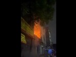 The fire was reported on the first floor of a four-storey building in Naya Gaon of the Phase-2 police station area. The fire was reported on the first floor of a four-storey building in Naya Gaon of the Phase-2 police station area.
