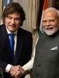 PM Modi is in Argentina on an official visit on July 4 and 5, at the invitation of the President of the Republic of Argentina, Javier Milei. (AFP) PM Modi is in Argentina on an official visit on July 4 and 5, at the invitation of the President of the Republic of Argentina, Javier Milei. (AFP)
