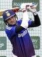 Shubman Gill bats during a practice session ahead of the third Test. (PTI) Shubman Gill bats during a practice session ahead of the third Test. (PTI)