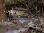 The area, which is known locally as “Flash Flood Alley,” has hills that quickly gather water and funnel it into narrow river banks.