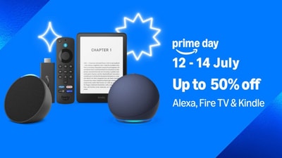 Amazon Prime Day 2025: Discounts on Echo, Kindle, and Fire TV devices live from July 12–14. Amazon Prime Day 2025: Discounts on Echo, Kindle, and Fire TV devices live from July 12–14.