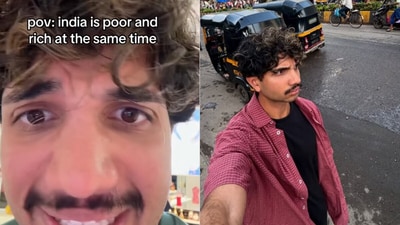 Australian creator Jeremy Franco’s take on rich and poor India goes viral. (@jeremy.franco/ Instagram) Australian creator Jeremy Franco’s take on rich and poor India goes viral. (@jeremy.franco/ Instagram)
