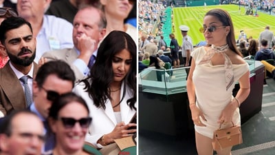 Avneet Kaur was at the Wimbledon centre court on Monday at the same time as Virat Kohli and Anushka Sharma. Avneet Kaur was at the Wimbledon centre court on Monday at the same time as Virat Kohli and Anushka Sharma.