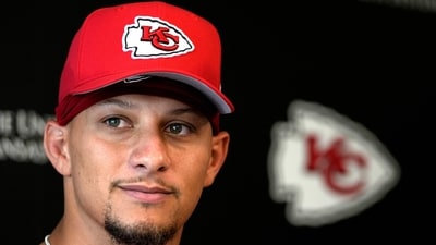 Patrick Mahomes, a leading quarterback for the Chiefs, shares his views on the NFL Top 100 list. (Photo by Ed Zurga / GETTY IMAGES NORTH AMERICA / Getty Images via AFP) (Getty Images via AFP) Patrick Mahomes, a leading quarterback for the Chiefs, shares his views on the NFL Top 100 list. (Photo by Ed Zurga / GETTY IMAGES NORTH AMERICA / Getty Images via AFP) (Getty Images via AFP)