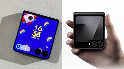 Here’s a closer look at how Samsung Galaxy Z Flip 7 and Galaxy Z Flip 7 FE compare. (Ayushmann Chawla) Here’s a closer look at how Samsung Galaxy Z Flip 7 and Galaxy Z Flip 7 FE compare. (Ayushmann Chawla)