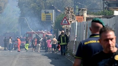 Twenty-one of the injured were from the emergency services, including 12 police officers. (AFP) Twenty-one of the injured were from the emergency services, including 12 police officers. (AFP)