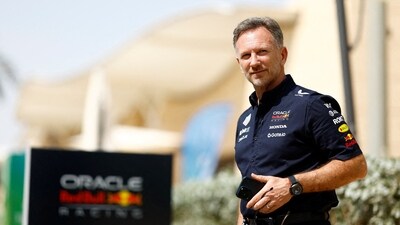 Red Bull team principal Christian Horner ahead of the race (REUTERS)