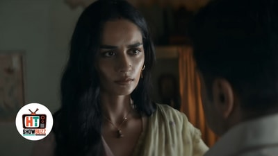 Manushi Chhillar in a still from her upcoming film, Maalik. Manushi Chhillar in a still from her upcoming film, Maalik.