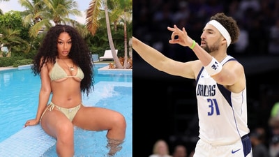 Megan Thee Stallion sparked dating rumors with Dallas Mavericks star Klay Thompson (Instagram and AFP) Megan Thee Stallion sparked dating rumors with Dallas Mavericks star Klay Thompson (Instagram and AFP)