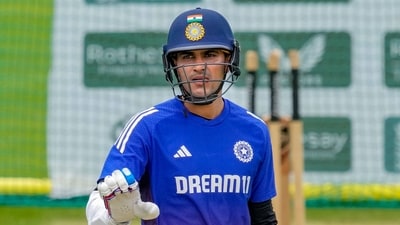 Shubman Gill eyes more records in Lord's, Manchester and The Oval (PTI) Shubman Gill eyes more records in Lord's, Manchester and The Oval (PTI)