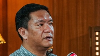 Arunachal Pradesh chief minister Pema Khandu during an interview with PTI in New Delhi on July 8, 2025. (PTI) Arunachal Pradesh chief minister Pema Khandu during an interview with PTI in New Delhi on July 8, 2025. (PTI)