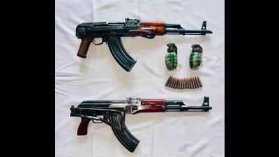 Punjab Police’s anti-gangster task force (AGTF) foiled a terror plot backed by Pakistan’s ISI and orchestrated by Harwinder Rinda, a Babbar Khalsa International (BKI) operative based in Pakistan, with the recovery of a large cache of arms from a forest area in Gurdaspur, said director general of police (DGP) Gaurav Yadav on Wednesday.
