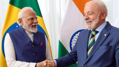 The roadmap was finalised during a meeting between Prime Minister Narendra Modi and Brazilian President Luiz Inácio Lula da Silva in Brasilia on Tuesday (@narendramodi X) The roadmap was finalised during a meeting between Prime Minister Narendra Modi and Brazilian President Luiz Inácio Lula da Silva in Brasilia on Tuesday (@narendramodi X)