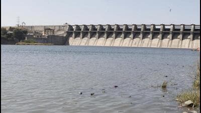 While Marathwada meteorological subdivision grapples with 39% rainfall deficit this season, Jayakwadi dam has recorded record-breaking water storage of 66.39% as of early July. (HT FILE) While Marathwada meteorological subdivision grapples with 39% rainfall deficit this season, Jayakwadi dam has recorded record-breaking water storage of 66.39% as of early July. (HT FILE)