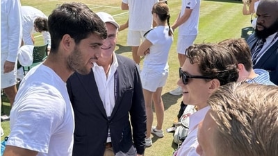 Carlos Alcaraz reached the semifinals of Wimbledon 2025 on Tuesday Carlos Alcaraz reached the semifinals of Wimbledon 2025 on Tuesday